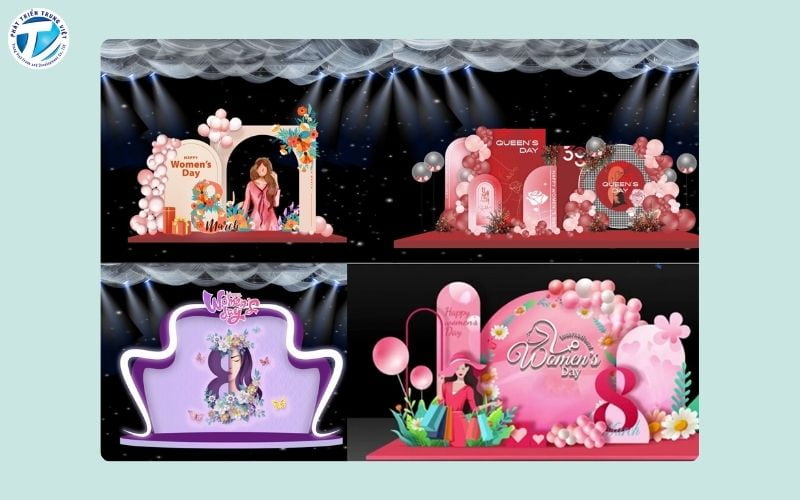 Thiết kế backdrop 3D